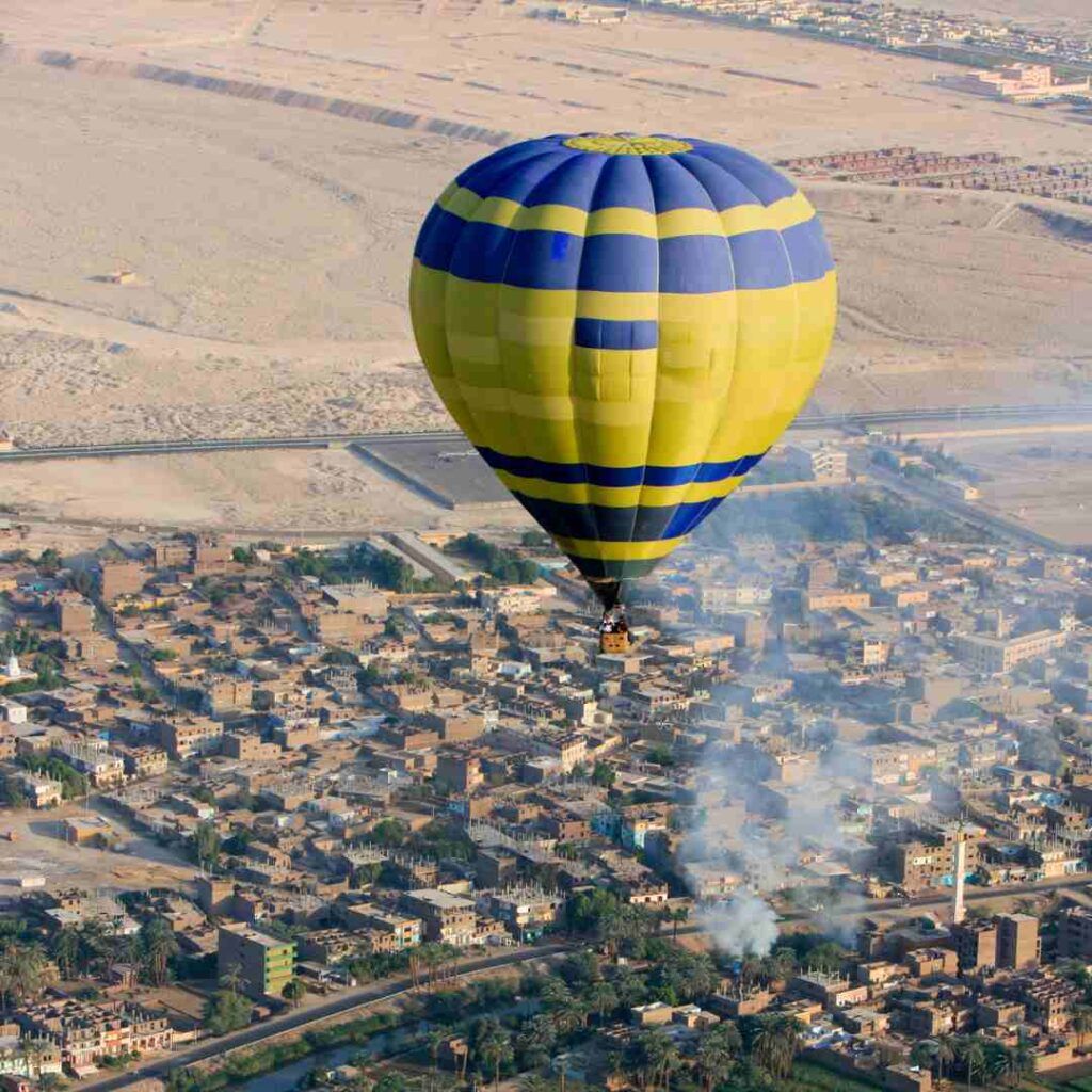 Hot Air Balloon Over Luxor: Breathtaking Views