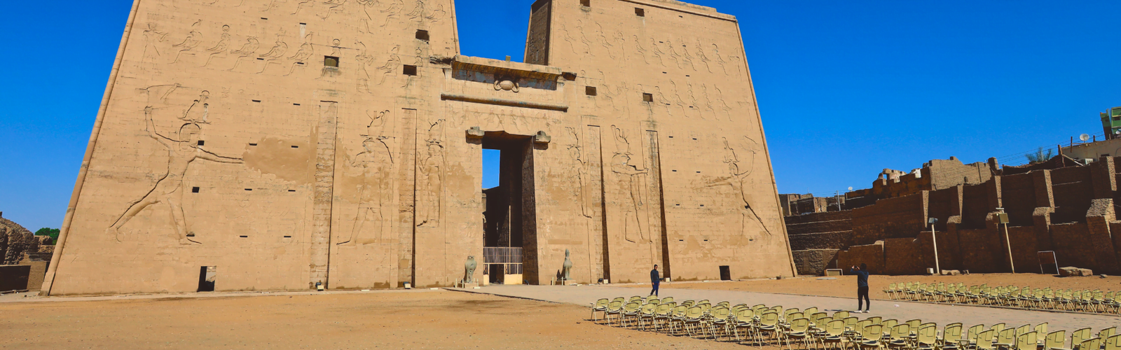 The Temple of Edfu in Luxor, Egypt