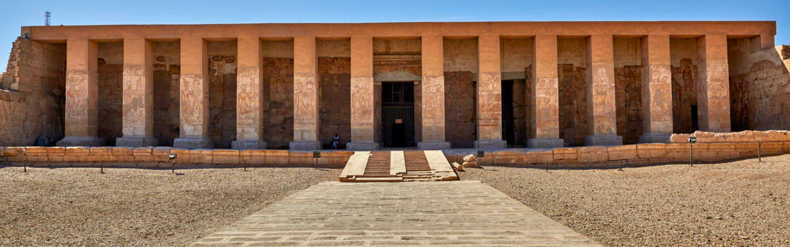 The Temple of Abydos in Luxor, Egypt