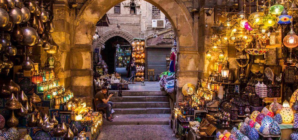 Khan El Khalili Bazaar in Cairo