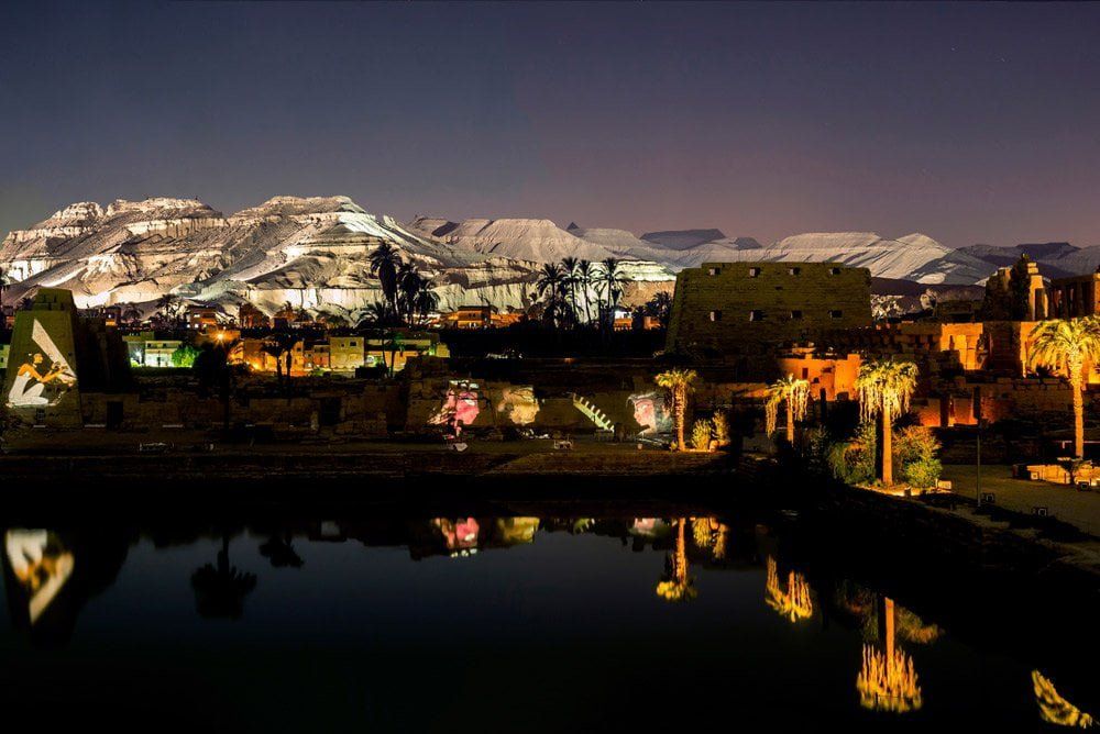 sound and light show in Karnak